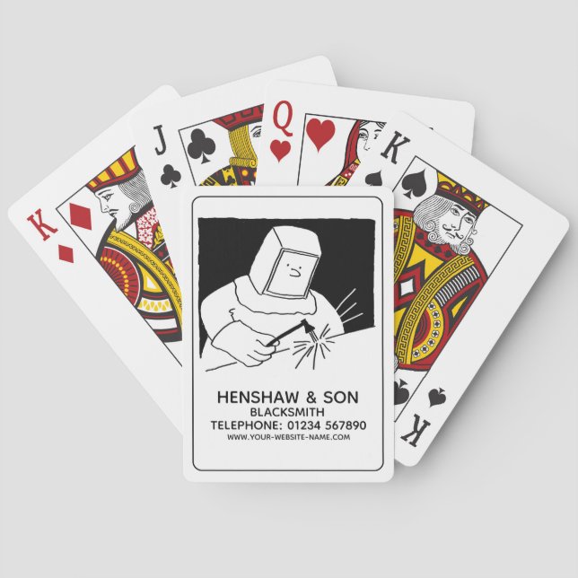 Blacksmith Spelningskort Casinokort (Baksidan)