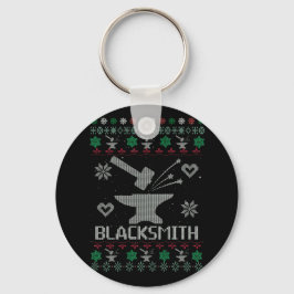 Blacksmith Ugly jul Sweater Nyckelring