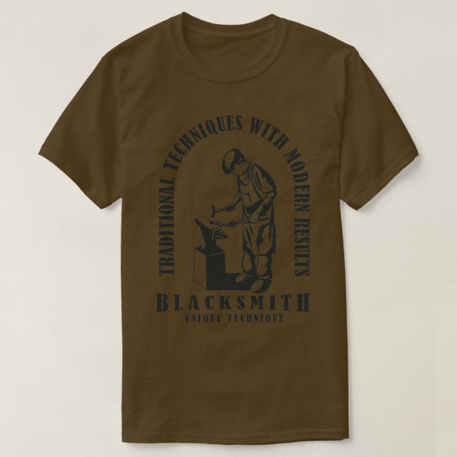 Blacksmith Unikt T T Shirt (Design framsida)