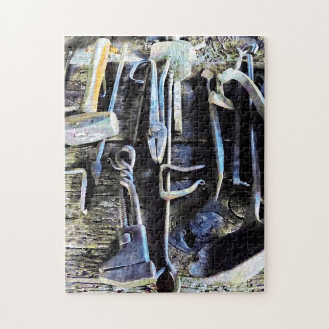 Blacksmith Verktyg Pussel (Vertikal)