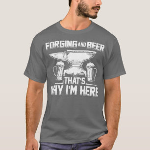 Blacksmithing Gift Idea Blacksmith Anvil Forging T Shirt
