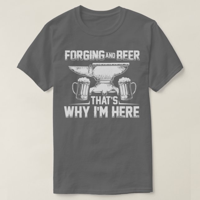Blacksmithing Gift Idea Blacksmith Anvil Forging T T Shirt (Design framsida)