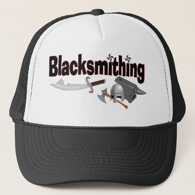 Blacksmithing hatt truckerkeps (Framsida)