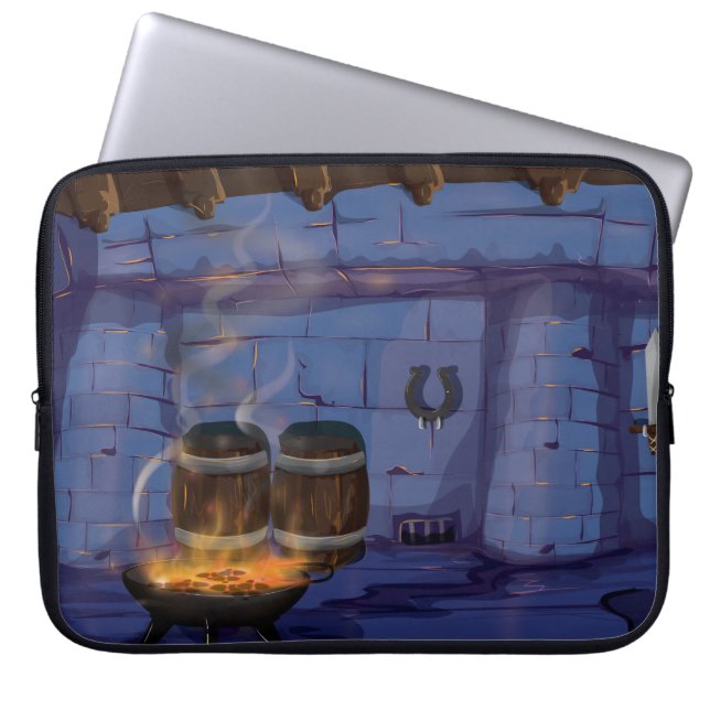 Blacksmiths Forge Laptop Sleeve (Framsidan)
