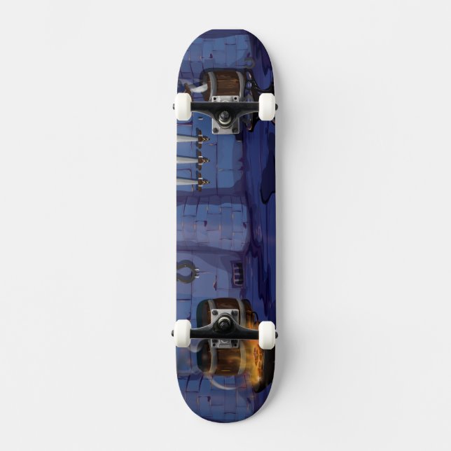 Blacksmiths Forge Mini Skateboard Bräda 18,7 Cm (Framsida)