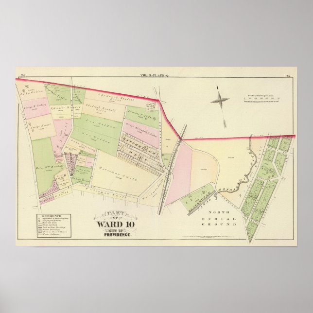 Blackstone Canal North Burial Ground Batcheller Poster (Framsidan)