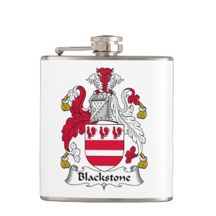 Blackstone familjvapensköld fickplunta