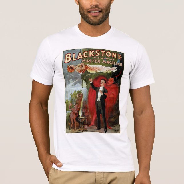 Blackstone ledar- trollkarl t-shirt (Framsida)