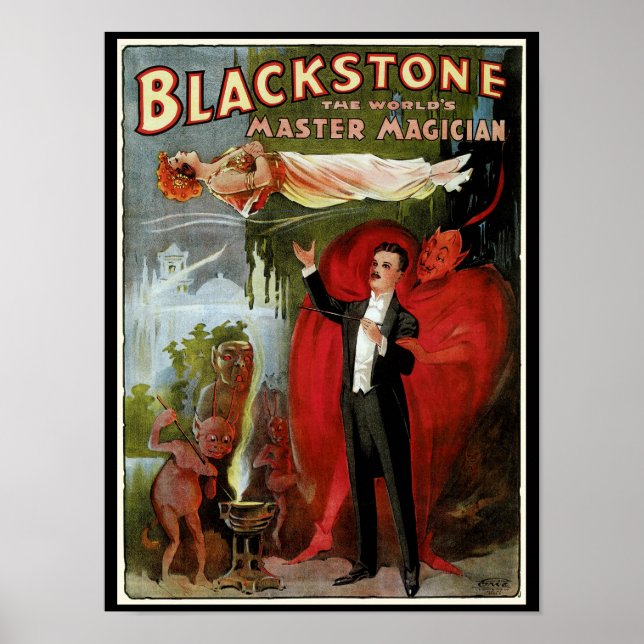 Blackstone Master Magician Poster (Framsidan)