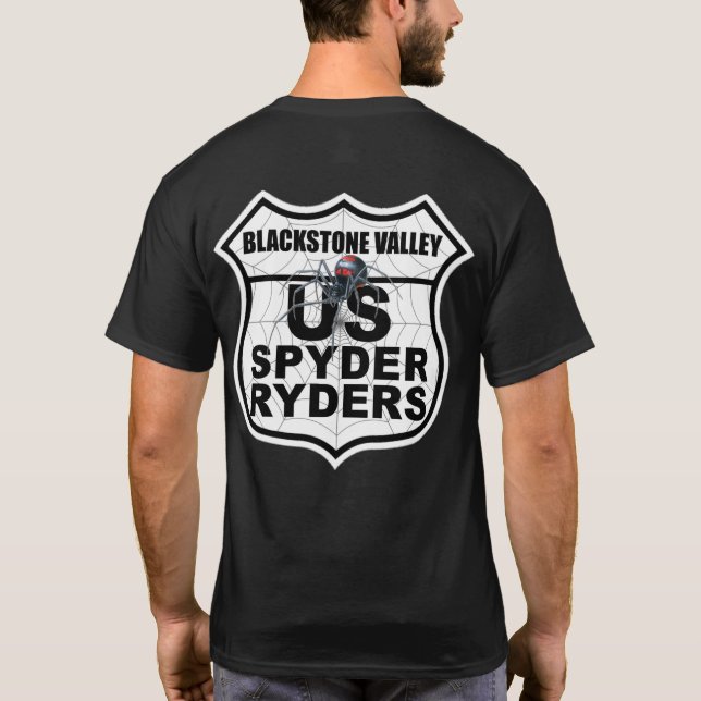 Blackstone Valley Chapter - Logotyp 2-sidig ficka T Shirt (Baksida)