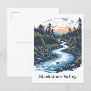 Blackstone Valley Massachusetts USA Travel Vykort