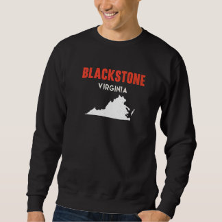 Blackstone Virginia USA State America Travel Virgi Lång Ärmad Tröja