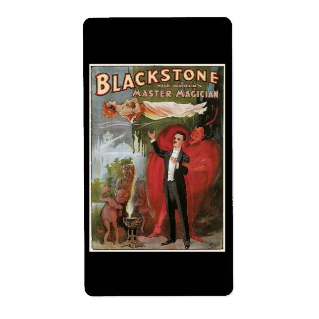 Blackstone, World's Master Magician, 1934 Fraktsedel (Framsidan)