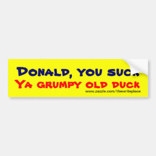 Bläckstötfångare för Donald Chump Bildekal
