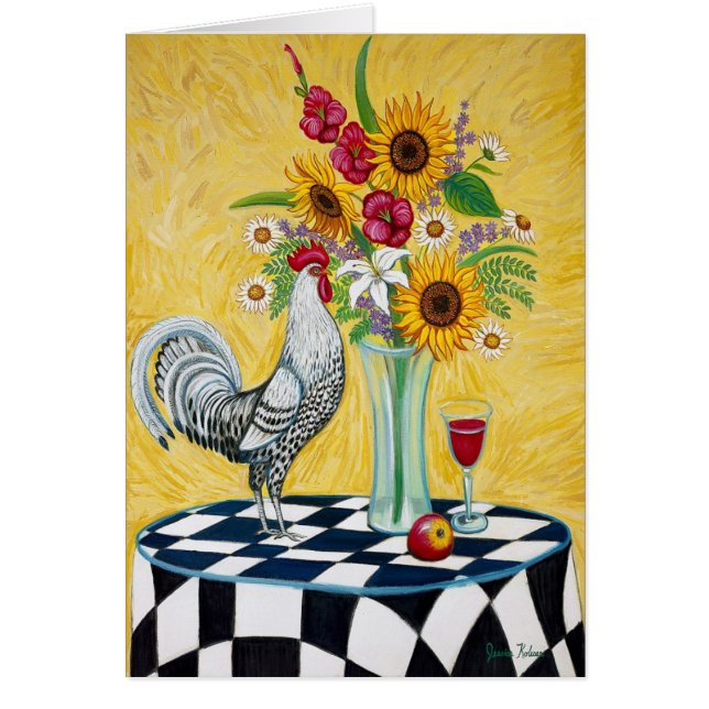 BlacktCheck tuppkort Hälsningskort (Framsidan)