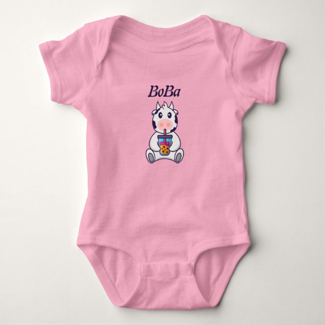 Bläcktebubbla te baby bodykosti t shirt (Framsida)