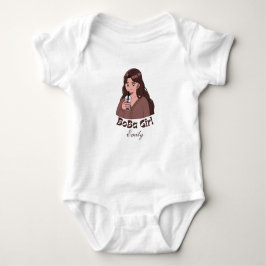 Bläcktebubbla te baby bodykosti t shirt