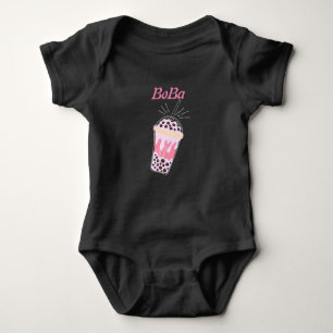 Bläcktebubbla te baby bodykosti t shirt