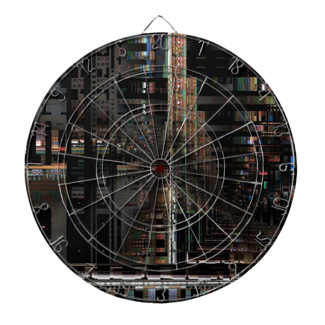 BlackTechnology Circuit Board Electronic Computer. Darttavla (Framsidan)