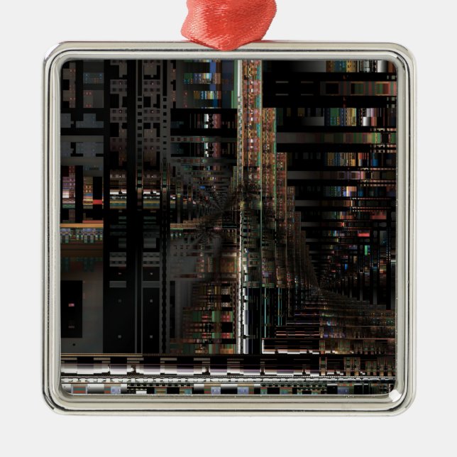 BlackTechnology Circuit Board Electronic Computer. Julgransprydnad Metall (Framsidan)