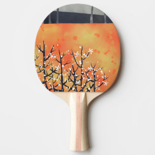 Blackthorn Blommar Vår Blommigt Coral Pingisracket