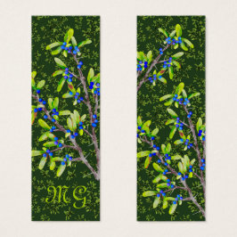 Blackthorn Grenar med Initialer Litet Visitkort