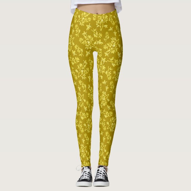 Blackthorn guld leggings (Framsida)