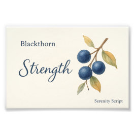 Blackthorn — Strength Fototryck
