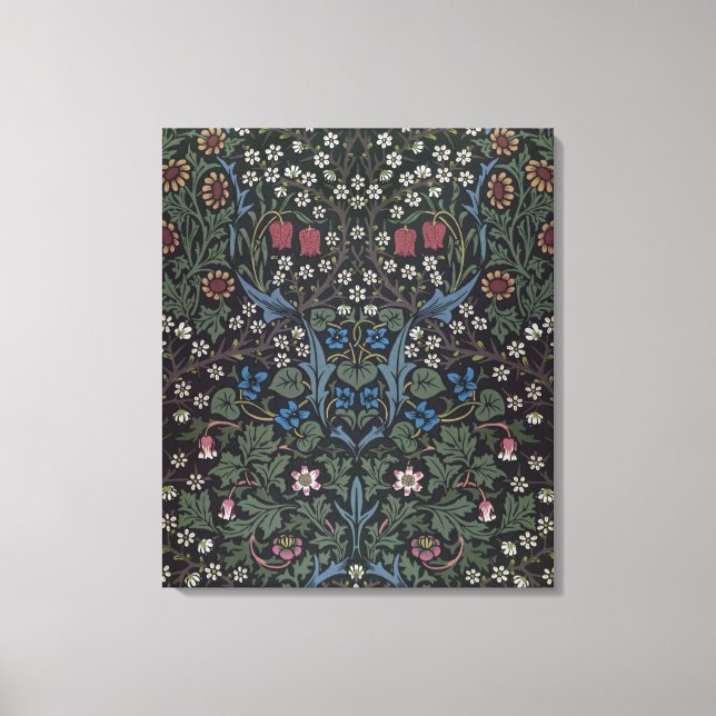 "Blackthorn" tapet, 1892 Canvastryck (Framsida)