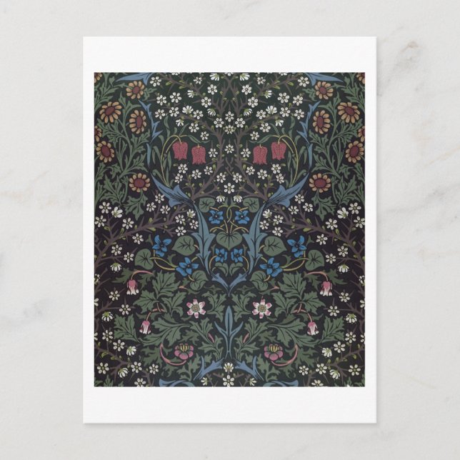 "Blackthorn" tapet, 1892 Vykort (Framsida)