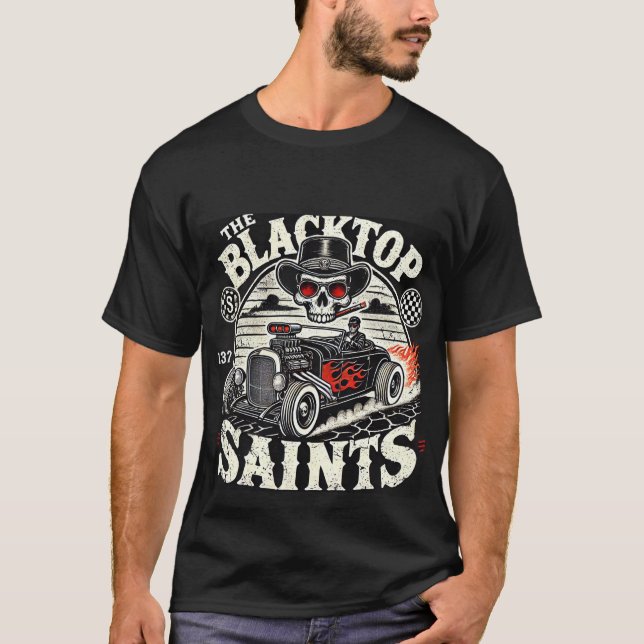 Blacktop Saints Band T Shirt (Framsida)