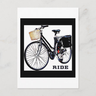 BlackVintage Bike Ride Vykort