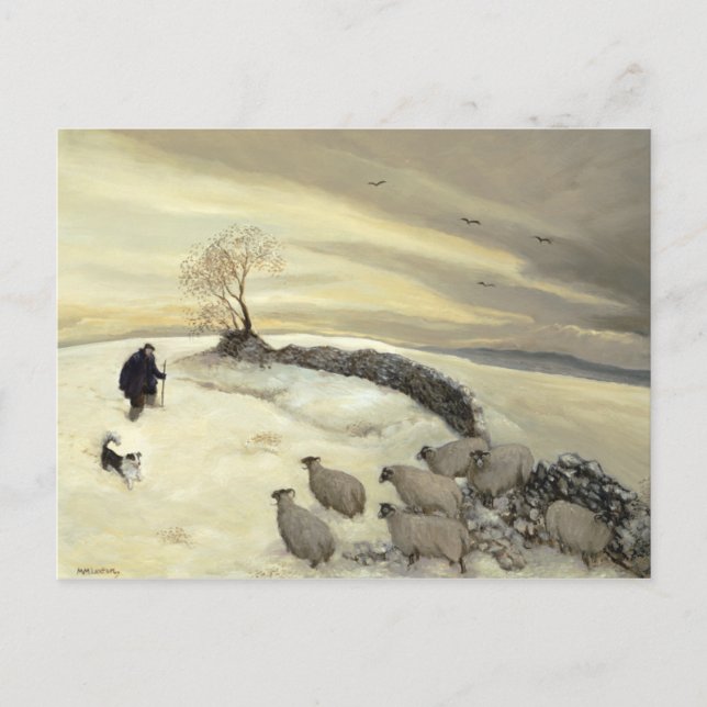 Bläckvinter-dag Vykort (Framsida)