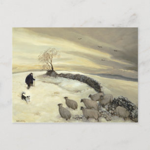 Bläckvinter-dag Vykort