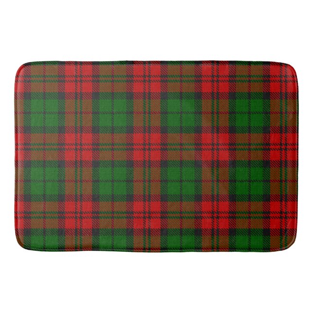 Blackwatch Campbell Tartan Red Grönt Play Badrumsmatta (Framsidan)