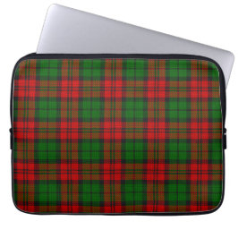 Blackwatch Campbell Tartan Red Grönt Play Laptop Fodral