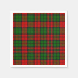 Blackwatch Campbell Tartan Red Grönt Play Pappersservett