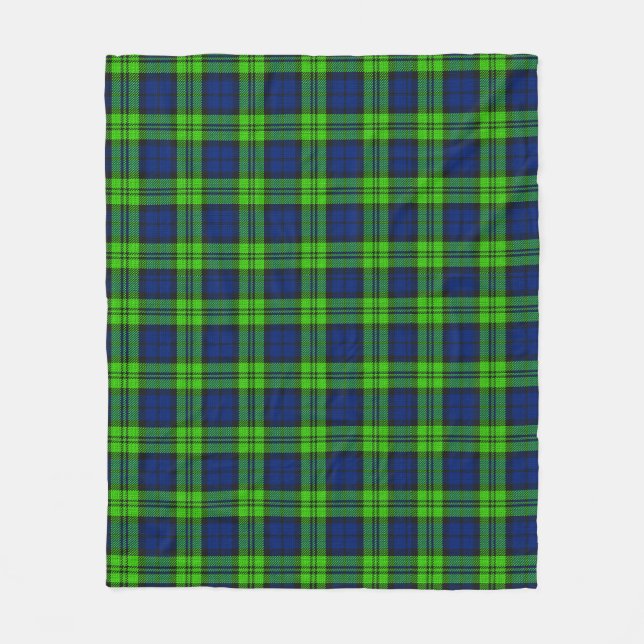 Blackwatch Play Tartan Fleecefilt (Framsidan)