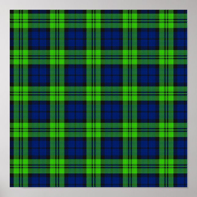 Blackwatch Play Tartan Poster (Framsidan)