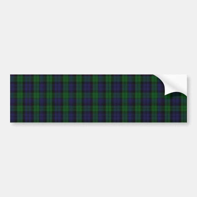 Blackwatch Tartan Bildekal (Framsidan)