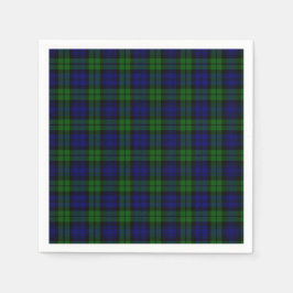 Blackwatch tartan Campbell klan Pappersservett