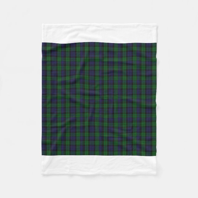 Blackwatch Tartan Fleecefilt (Framsidan)