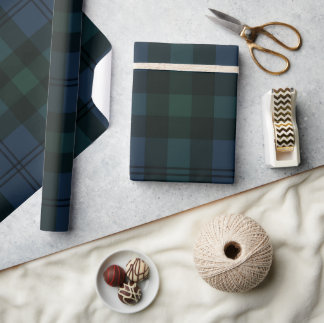 Blackwatch Tartan Wrapping Papper Presentpapper