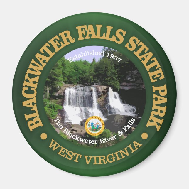 Blackwater Falls SP Magnet (Framsidan)