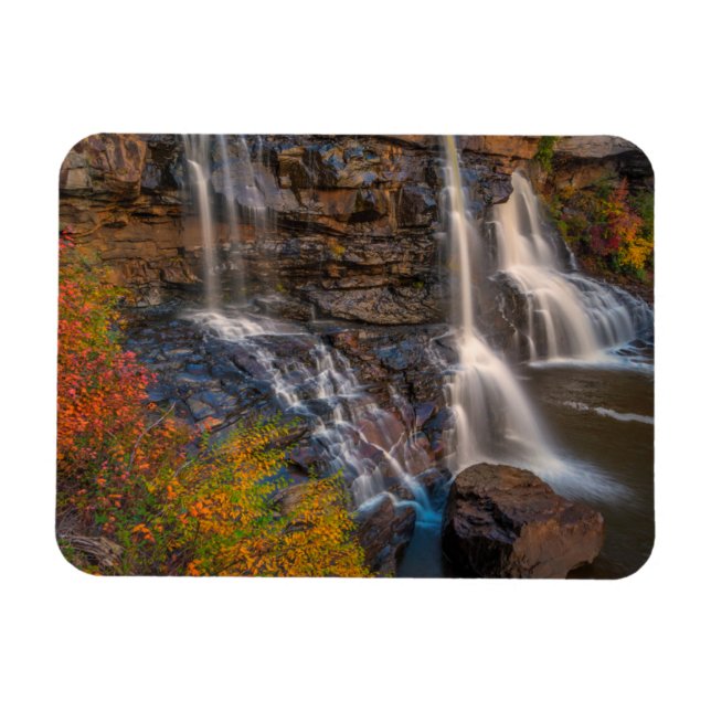 Blackwater Falls State Park | Väster Virginia Magnet (Horisontell)