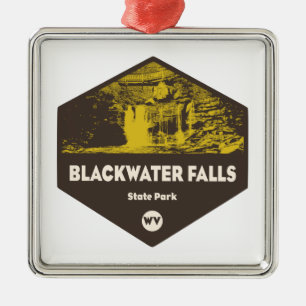 Blackwater Falls State Park West Virginia Julgransprydnad Metall