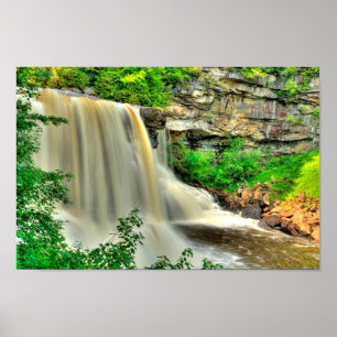 Blackwater Falls, Väster Virginia Poster