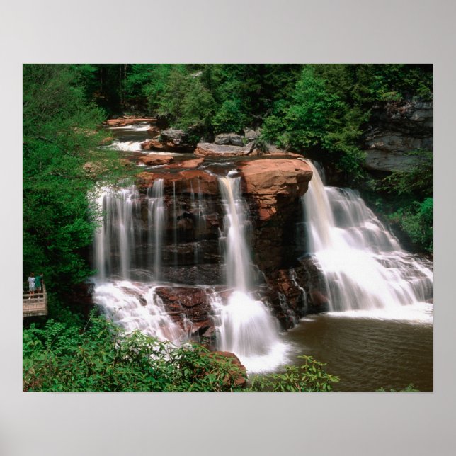 Blackwater Falls, Väster Virginia, scenisk. Poster (Framsidan)