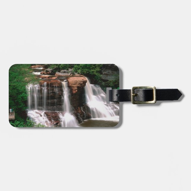 Blackwater Falls, West Virginia, naturskön, Bagagebricka (Horisontell Framsida)
