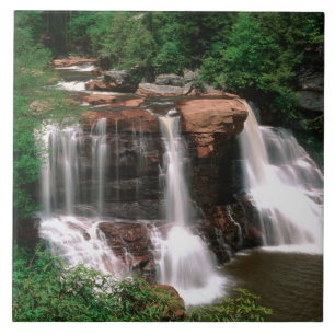 Blackwater Falls, West Virginia, naturskön, Kakelplatta